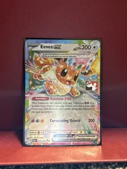 Pokemon Prize Pack Series 7 Prismatic Evolutions Eevee EX Card 075/131 - Image 1
