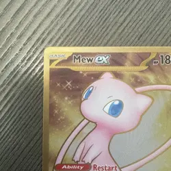 Pokemon TCG Mew EX Metal Gold 205/165 Scarlet & Violet 151 Promo Card - Image 2