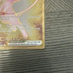 Pokemon TCG Mew EX Metal Gold 205/165 Scarlet & Violet 151 Promo Card - Image 4