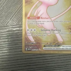 Pokemon TCG Mew EX Metal Gold 205/165 Scarlet & Violet 151 Promo Card - Image 5