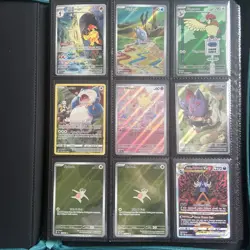 Pokemon Card Binder Collection With Modern Full Arts, V, Vstar And Sealed PROMOS - Image 1