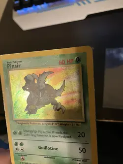 Pokemon TCG Pinsir Holo Rare Card Jungle Unlimited, No Symbol Error, Card 9/64 - Image 3