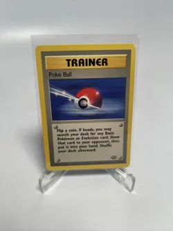 Poke Ball 64/64 Jungle Unlimited Pokemon Card Trainer NM-Mint - Image 1