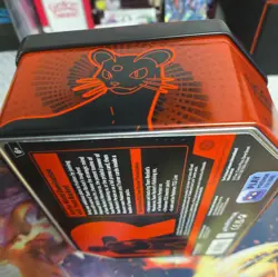 Pokemon Team Rocket MewTwo Tin EMPTY NO CARDS - Image 5