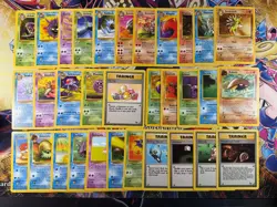 Pokemon Complete Fossil Uncommon & Common 32/32 Card Set Unlimited LP/NM - Image 1