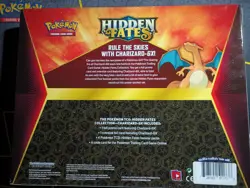 New Pokemon Hidden Fates Charizard GX Collection Box 4 Booster Pack + Jumbo Card - Image 4