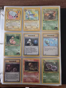 Pokemon TCG Vintage Binder Collection. Holo Rares - 1st Editions. 270 Cards. - Image 4