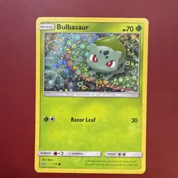 Bulbasaur - 1/73 (Sequin Holo) 2017 General Mills Promo Pokemon Card - Image 1
