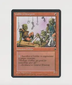 Goblin Chirurgeon (Frazier) Magic the Gathering: Fallen Empires (1994) - Image 1