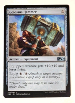 Near Mint - Colossus Hammer #223 Core Set 2020 M20 Magic MTG - Image 1