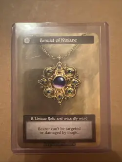 Sorcery Contested Realm Arthurian Legends Non-Foil Amulet of Niniane - Image 1