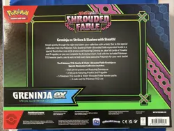 Pokemon TCG Shrouded Fable Greninja Ex Special Illustration Collection Sealed - Image 2