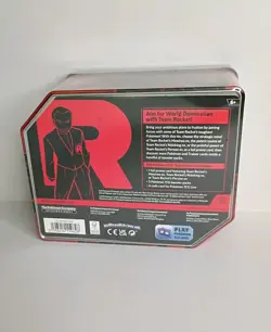 Collectible Pokemon Trading Card Games Team Rocket Tin Mew - Image 3