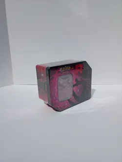 Collectible Pokemon Trading Card Games Team Rocket Tin Mew - Image 4