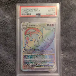 Mewtwo VSTAR (Secret) 079/078 Pokemon GO PSA 10 - Image 1
