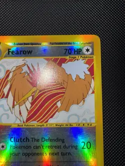 Pokemon TCG Expedition Base Set Fearow Card 045/165 Reverse Holo Lightly Played - Image 3