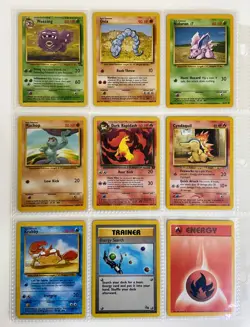 Pokemon Card Binder Collection - Vintage Card Lot | 1999-2000 WOTC Rare/Uncommon - Image 1