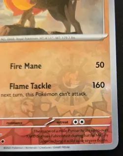 Pyroar 016/131 Reverse Holo Uncommon Prismatic Evolutions Pokemon TCG - Image 5