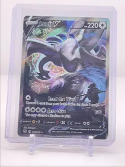 LUGIA V 2022 POKEMON SWSH SILVER TEMPEST ULTRA RARE 186/195 Q3726 - Image 1