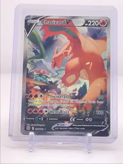 CHARIZARD V 2022 POKEMON SWSH BRILLIANT STARS ULTRA RARE 154/172 Q3726 - Image 1