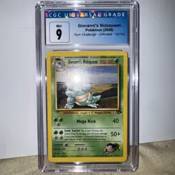 Giovanni's Nidoqueen 1999 Pokemon Japanese Gym Challenge CGC Mint 9 - Image 1