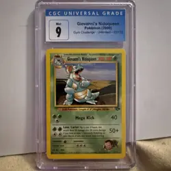 Giovanni's Nidoqueen 1999 Pokemon Japanese Gym Challenge CGC Mint 9 - Image 2