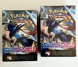 TWO Pokemon Sword & Shied Base Set Build & Battle Box Sealed ! - Image 1