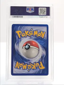 DRAGONITE 1999 POKEMON 1ST EDITION FOSSIL HOLO RARE 4/62 PSA 8 Q0907 - Image 2