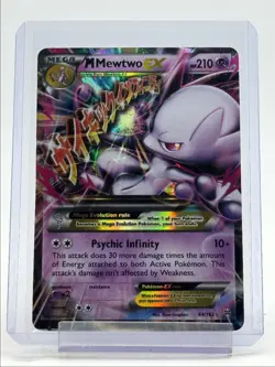 M MEWTWO EX 2015 POKEMON XY BREAKTHROUGH RARE HOLO 64/162 Q3726 - Image 1