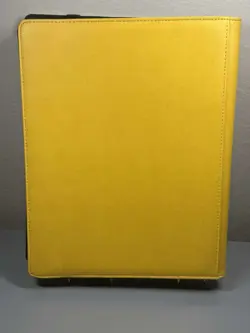 Ultra Pro Pokemon Pikachu Binder Yellow 9 Pocket Used Pre-Owned - Image 2