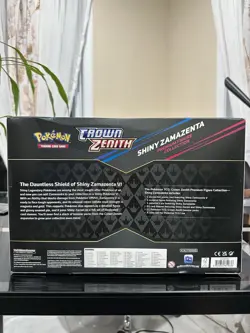 Pokemon TCG Crown Zenith Premium Figure Collection Shiny Zamazenta Sealed 820650851636 - Image 2