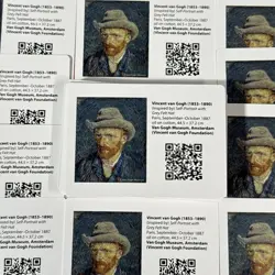 Van Gogh Museum QR Pokemon Promo INSERT ONLY Pikachu Grey Felt Hat Amsterdam - Image 4