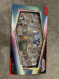Pokemon TCG Prismatic Evolutions Lucario Ex & Tyranitar Ex Premium Collection - Image 1