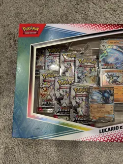 Pokemon TCG Prismatic Evolutions Lucario Ex & Tyranitar Ex Premium Collection - Image 3