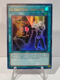 Yugioh Sky Striker Mecha - Shark Cannon MAMA-EN011 Ultra Rare 1st Ed NM - Image 1