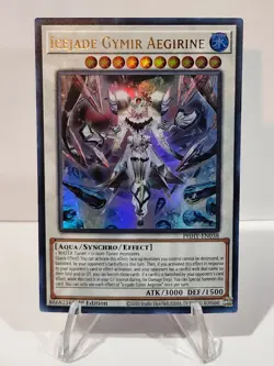 Yugioh Icejade Gymir Aegirine PHHY-EN038 Ultra Rare 1st Ed NM - Image 1