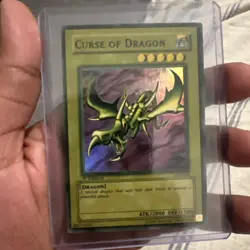 Vintage Yugioh holo lot! Misprint Fades! Curse of dragon LOB 1st FADED wavy NM+ - Image 3