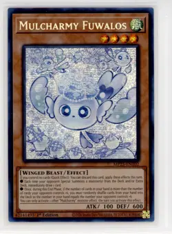 Mulcharmy Fuwalos - MP25 Prismatic Secret Rare - Yugioh NM, see description - Image 1