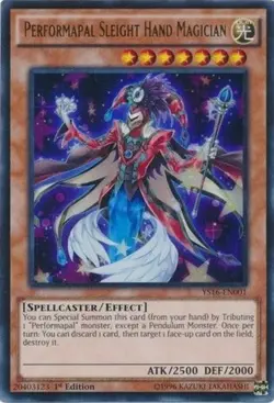 Performapal Sleight Hand Magician - YS16-EN001 - Ultra Rare - 1st Edition - Ligh - Image 1