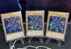 x3 Red Eyes Black Dragon Prismatic Secret Rare Yu-Gi-Oh! NM Korean - Image 1