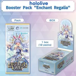 hololive Official Card Game Enchant Regalia hBP05 Booster Box Japanese -24 Packs - Image 2