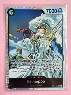 Helmeppo OP11-092 SR ONE PIECE Tcg Card Game NM - Image 1
