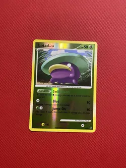 Lotad (Shiny) SH4-12 Platinum Reverse Holo Pokemon Card TCG - Image 1