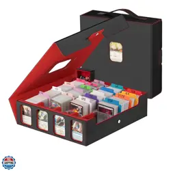 Card Storage Box 3200+ MTG Deck Box with 30 Colorful Divider, 4 Row Commander... - Image 1