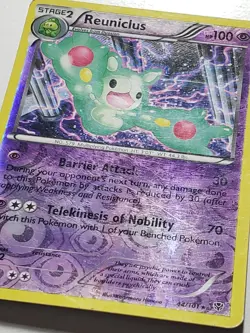 REVERSE HOLO Reuniclus 44/101 HP - Plasma Blast Pokemon Card - Kagemaru Himeno - Image 2