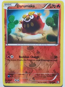 REVERSE HOLO Darumaka 27/149 PL - Boundaries Crossed Pokemon Card - Aya Kusube - Image 1