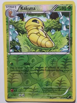 REVERSE HOLO Kakuna 2/116 LP - Plasma Freeze Pokemon Card - match Art - Image 1