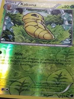 REVERSE HOLO Kakuna 2/116 LP - Plasma Freeze Pokemon Card - match Art - Image 2
