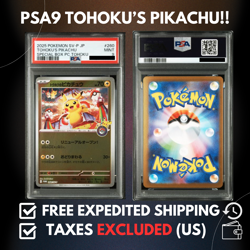PSA 9 Tohoku Pikachu 260/SV-P Special Box Tohoku Promo Pokemon Card Japanese - Image 1