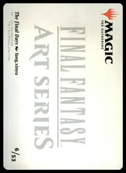 Art Series: FINAL FANTASY #6 The Final Days Art Card - Image 2